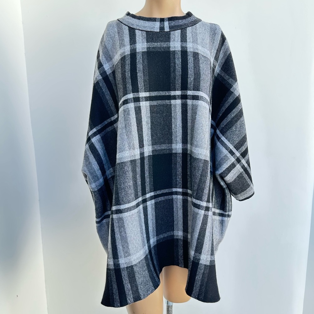 Plaid Oversized Style Sweater